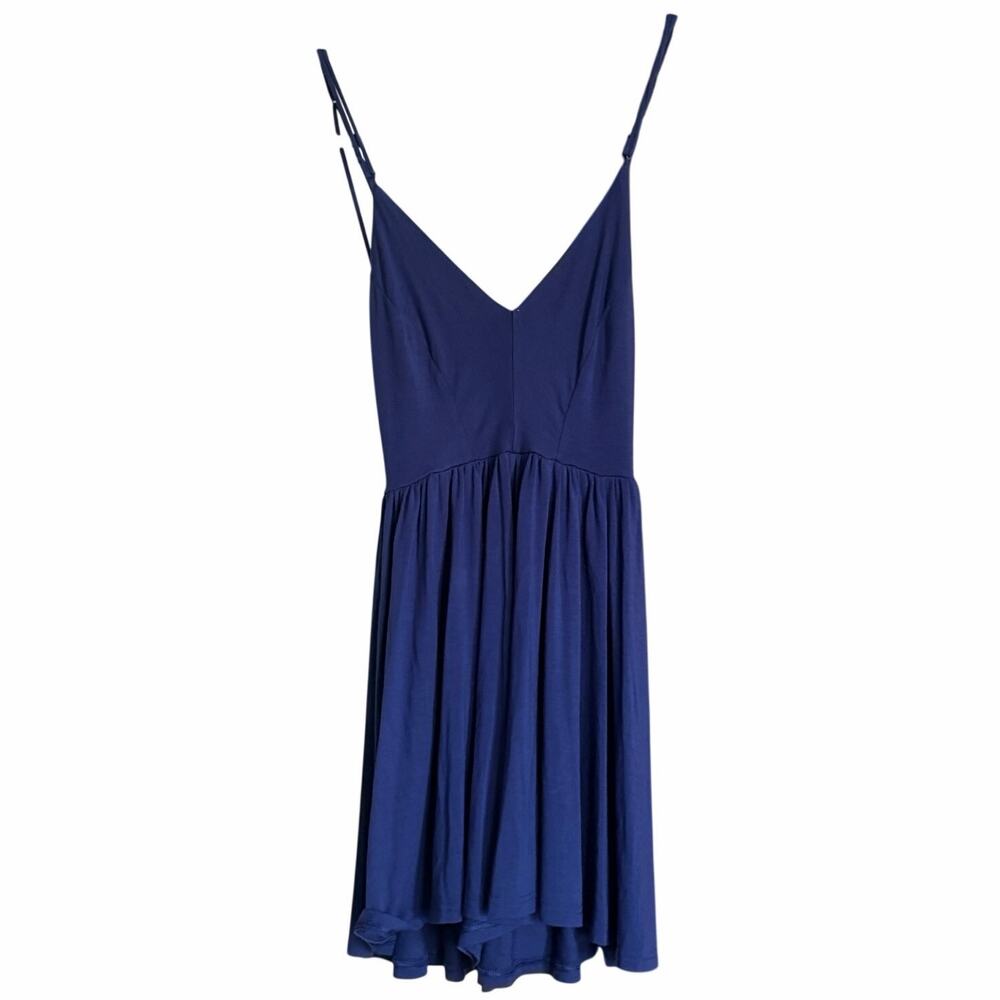 Sam Edelman Blue Spaghetti Strap Mini Romper Empire Waist Flowy Size S